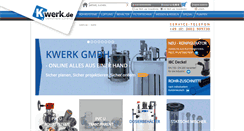 Desktop Screenshot of kwerk-shop.de